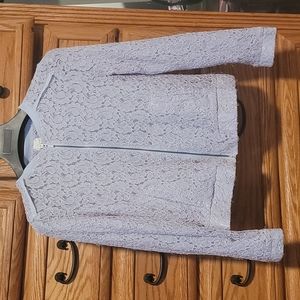 Light Blue Lace Jacket